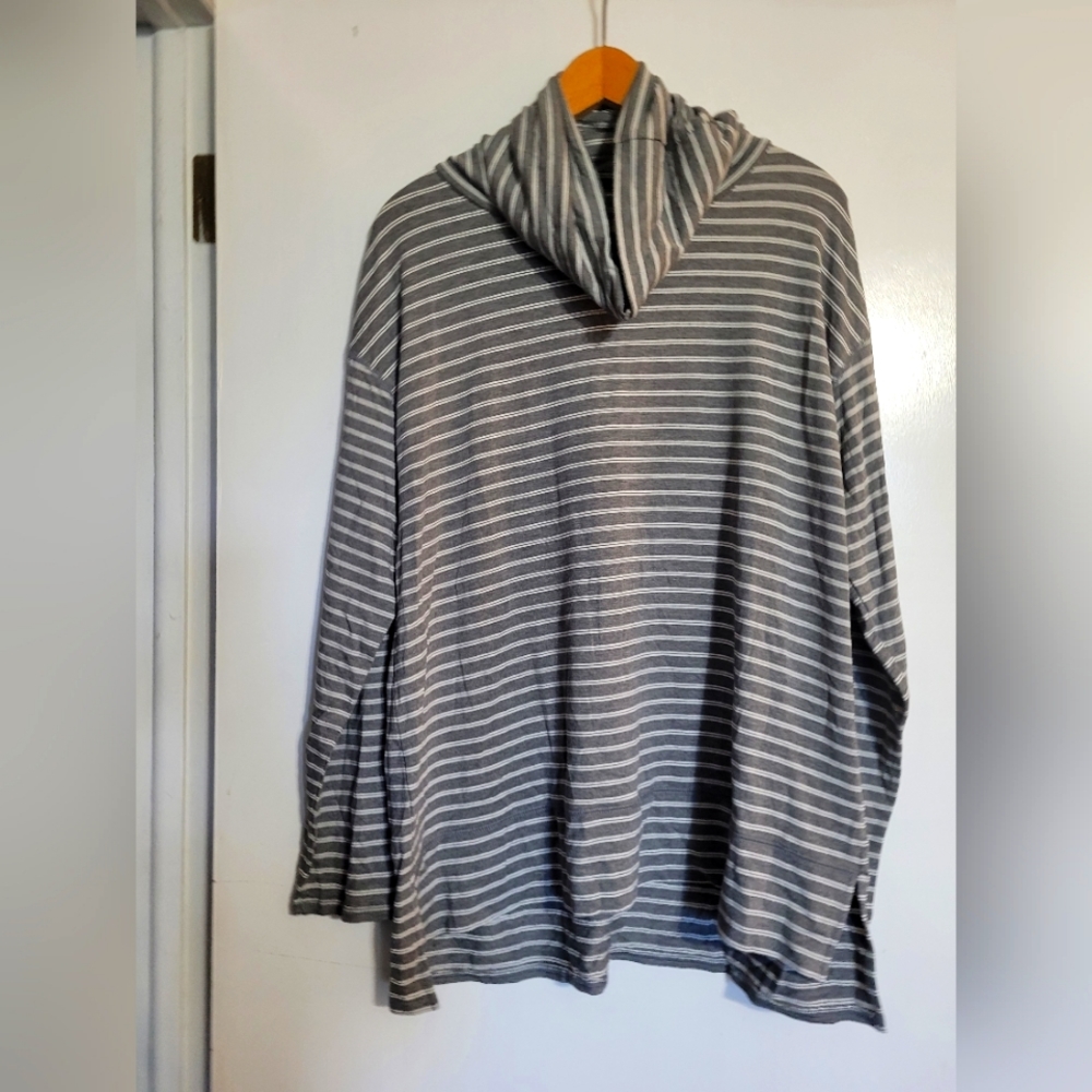 Cowl neck turtleneck